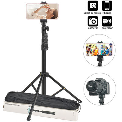 फोन वीडियो कैमरा के लिए 1.3M एडजस्टेबल ट्राइपॉड स्टैंड सेल्फी स्टिक